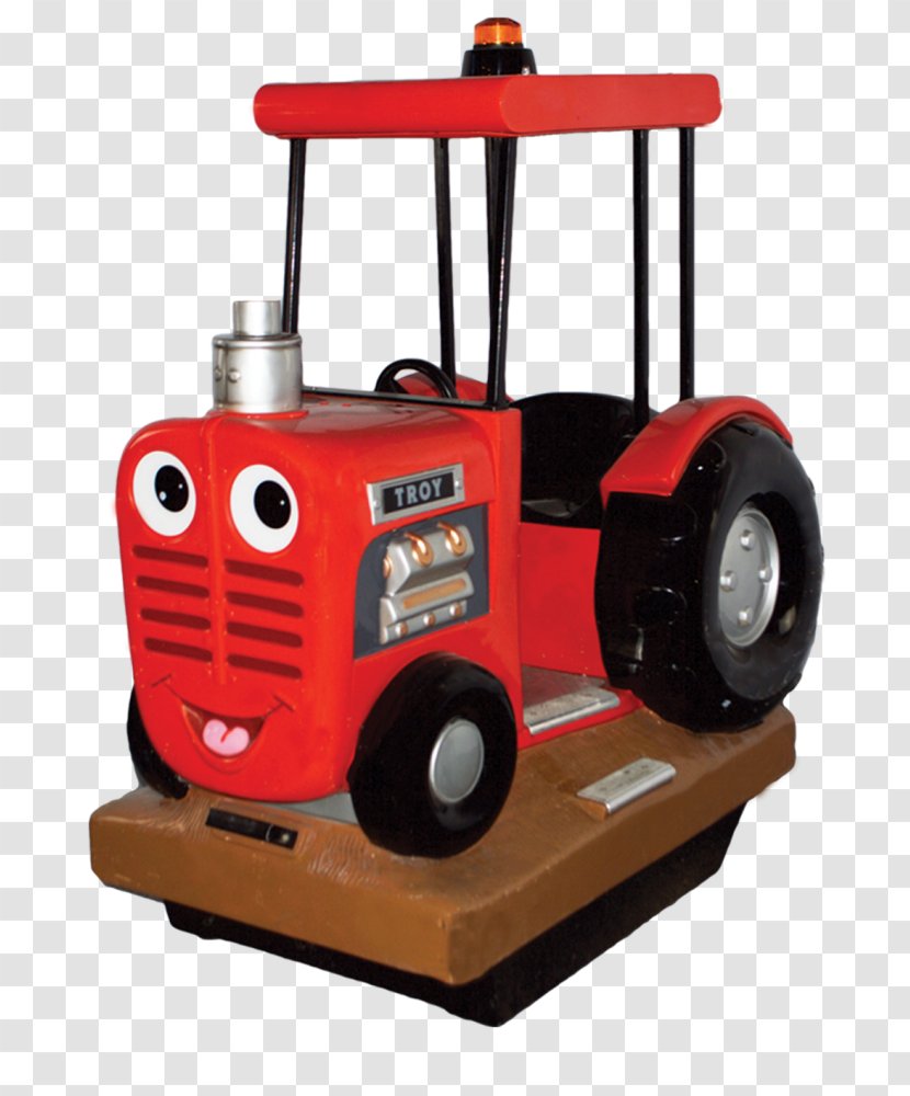 Kiddie Ride Tractor Machine Plough Amusement Park - Electric Generator Transparent PNG