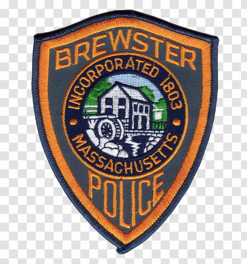 Brewster Police Department Badge Logo Font - Brand Transparent PNG