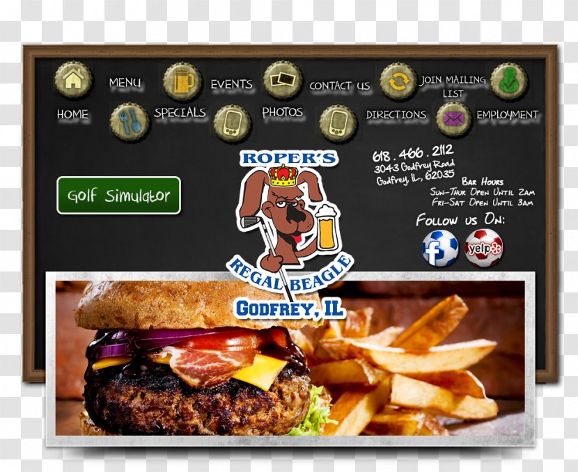 Fast Food Alton High Fat Calorie Delicious Lunches Regal Beagle Junk Transparent PNG