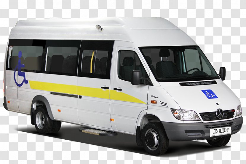 Compact Van Mercedes-Benz Sprinter Car - Bus - Mercedes Benz Transparent PNG