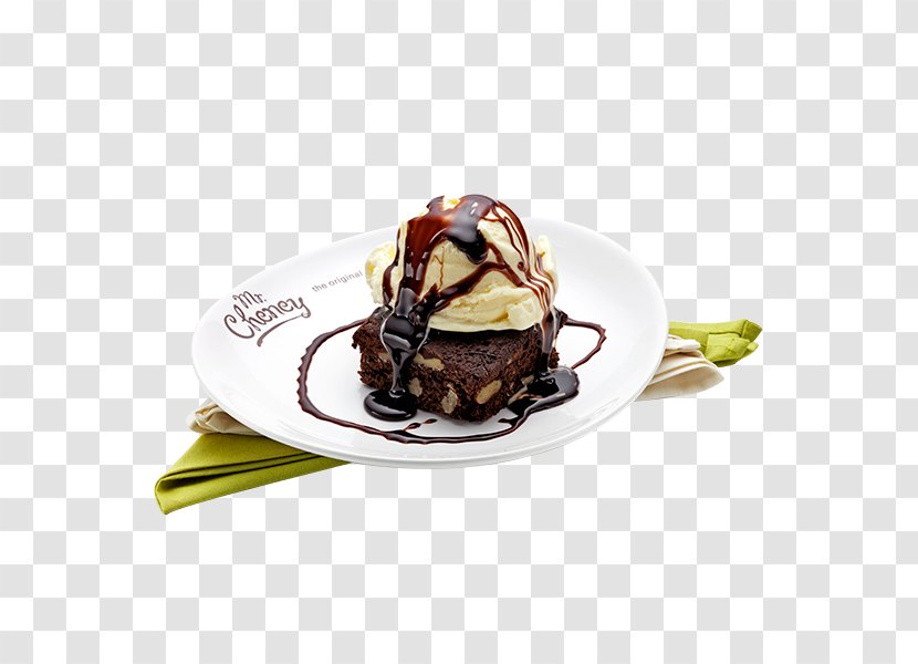 Chocolate Ice Cream Brownie Dame Blanche Cake Transparent PNG