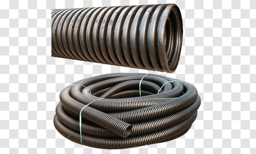 Pipe Drainage High-density Polyethylene French Drain Corrugated Galvanised Iron - Piping And Plumbing Fitting - Building Transparent PNG