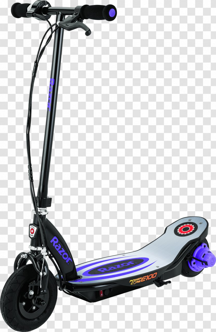 Electric Motorcycles And Scooters Vehicle Razor USA LLC Car - Purple - Kick Scooter Transparent PNG