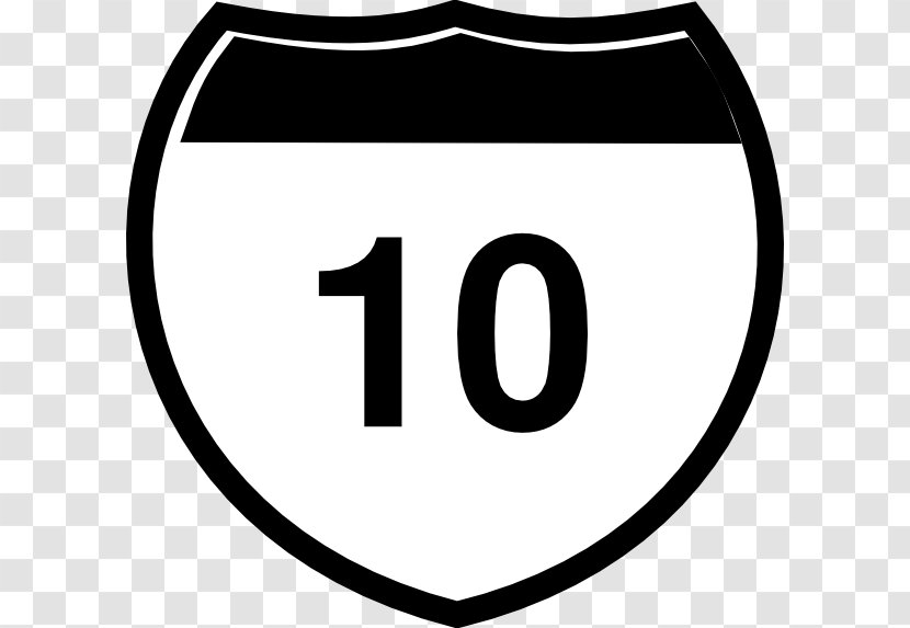 Interstate 10 5 In California US Highway System 40 - Road Transparent PNG