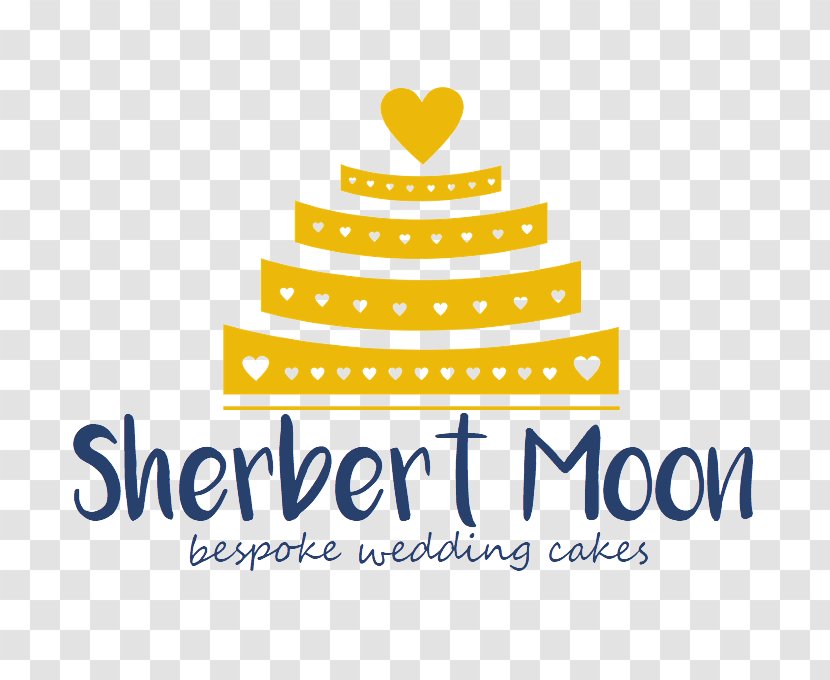 Logo Sherbert Moon Wedding Cakes Brand Font - Artwork Transparent PNG