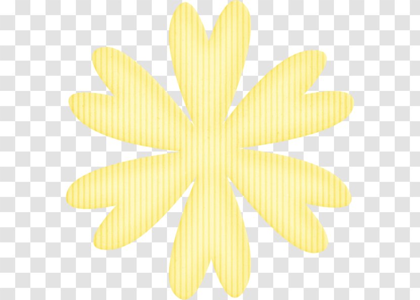 Petal Yellow Pattern - Floral Decorative Transparent PNG