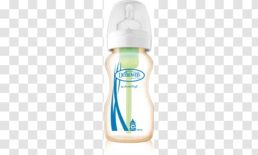 Milk Baby Bottles Glass Neck - Watercolor Transparent PNG