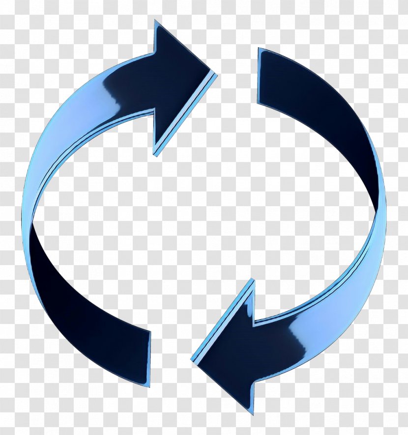 Circle Background Arrow - Electric Blue - Symbol Transparent PNG