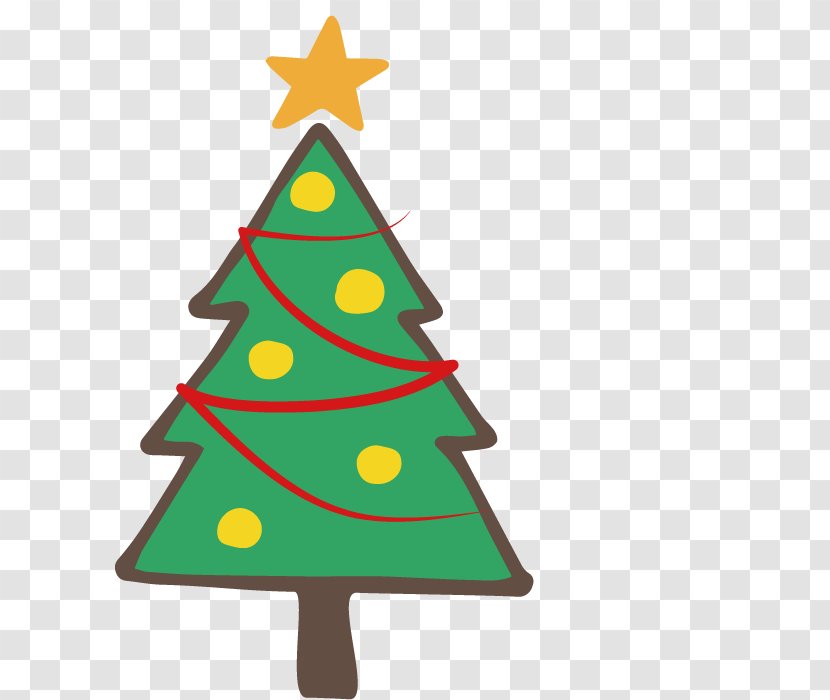 Christmas Tree Ornament Clip Art - Vector Plant Transparent PNG