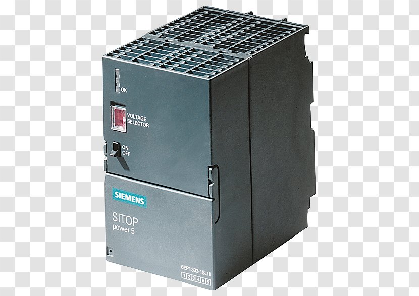 Siemens Power Supply Simatic S7-300 Step 7 - Electronic Device - Allen Bradley Hmi Transparent PNG