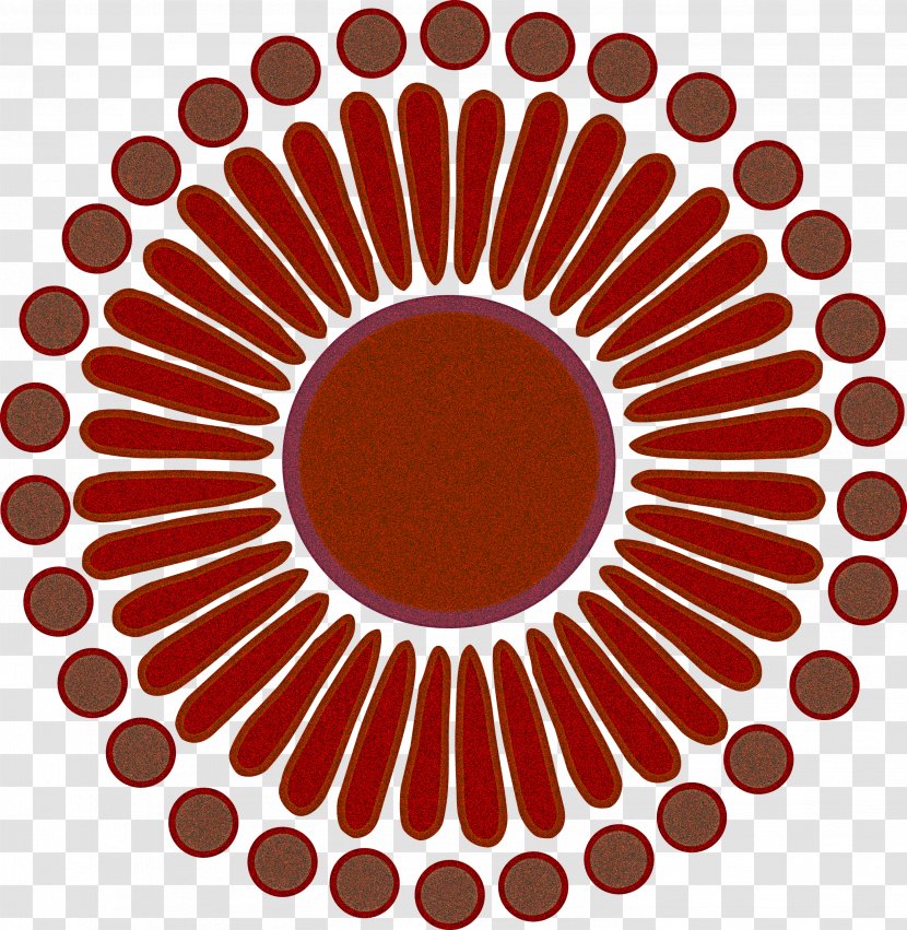 Circle Background - Tapestry - Red Transparent PNG