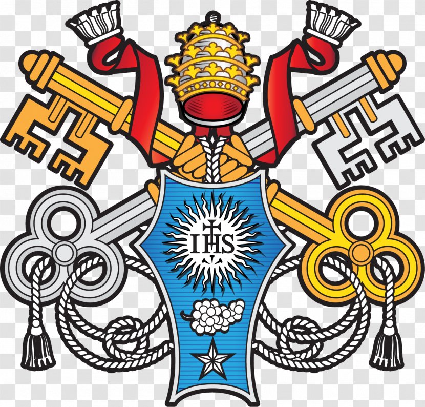 Clip Art Saint Martha House St. Peter's Basilica Coat Of Arms Pope Francis - Cartoon Transparent PNG