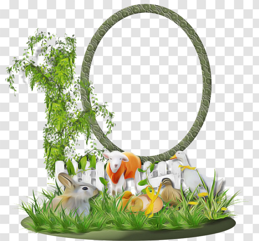 Grass Animal Figure Rabbits And Hares Rabbit Plant Transparent PNG