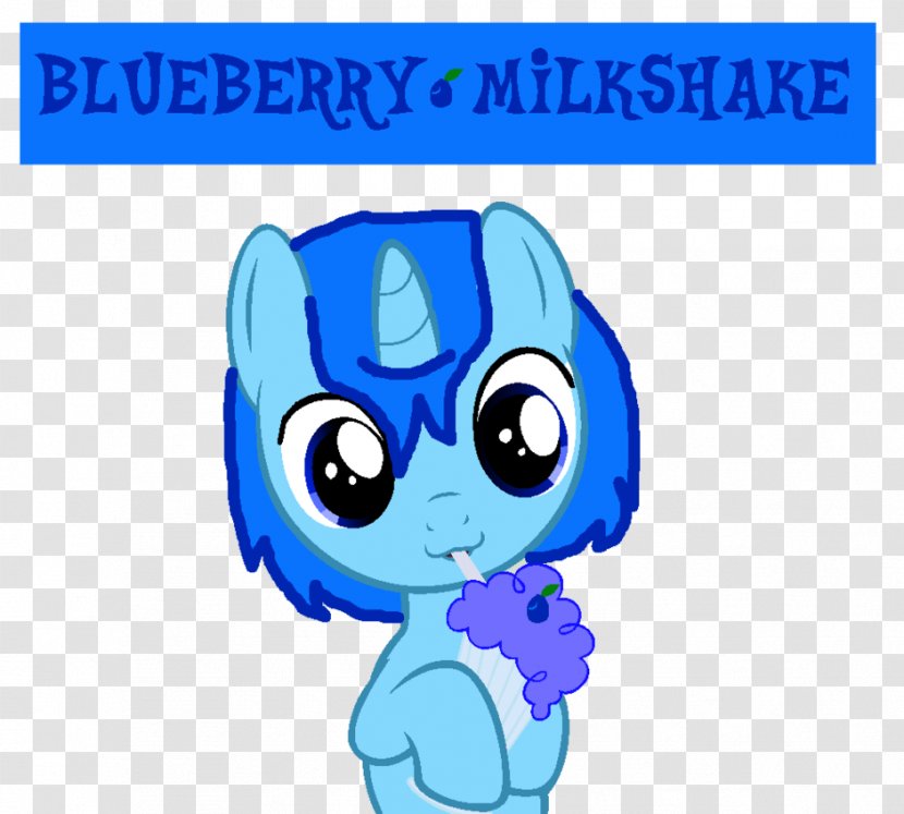 Vertebrate Pony Technology Clip Art - Silhouette - Blueberry Milkshake Transparent PNG