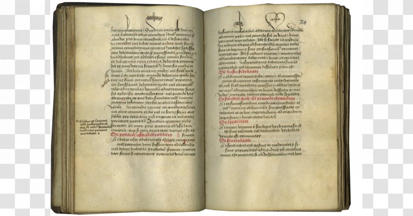 Book Manuscript Antiphonary 16th Century Middle Ages - Marriage Transparent PNG