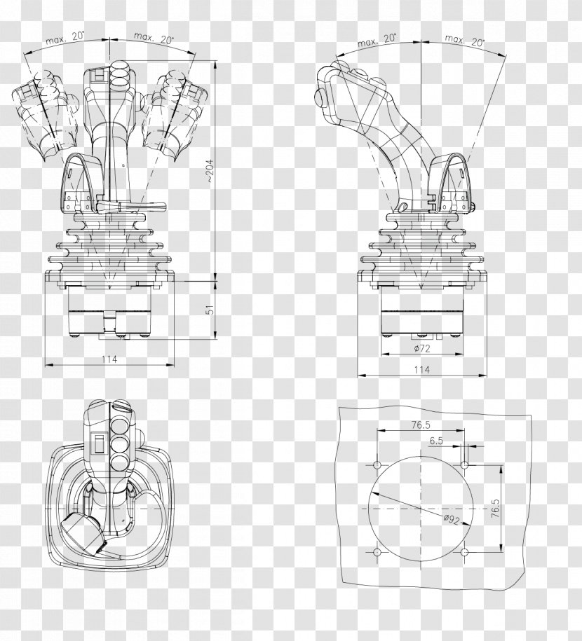 Technology Joystick Technique System Sketch Transparent PNG