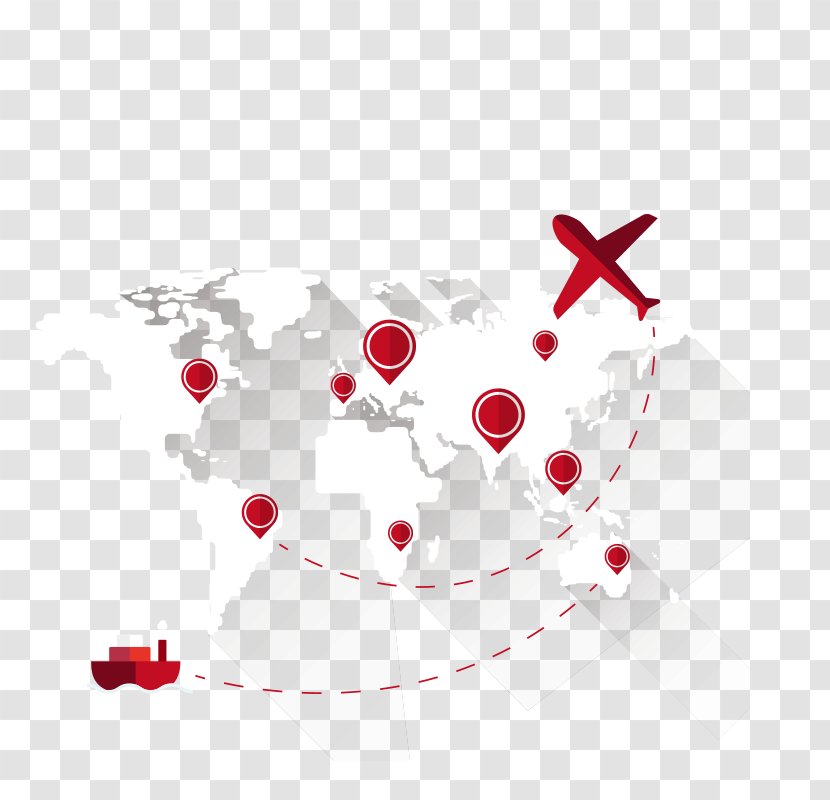 Earth Globe World Map - Flower - Aircraft,Transportation,Cartoon Transparent PNG