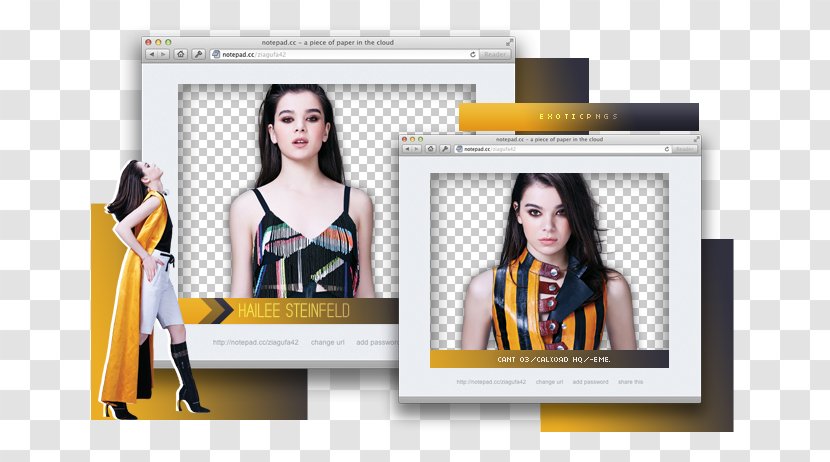 Display Advertising Brand Love Myself - Hailee Steinfeld Transparent PNG