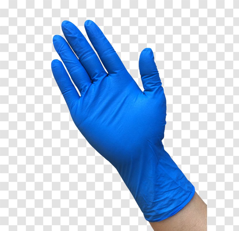 Medical Glove Designer Disposable - Cobalt Blue - Clean Gloves Transparent PNG