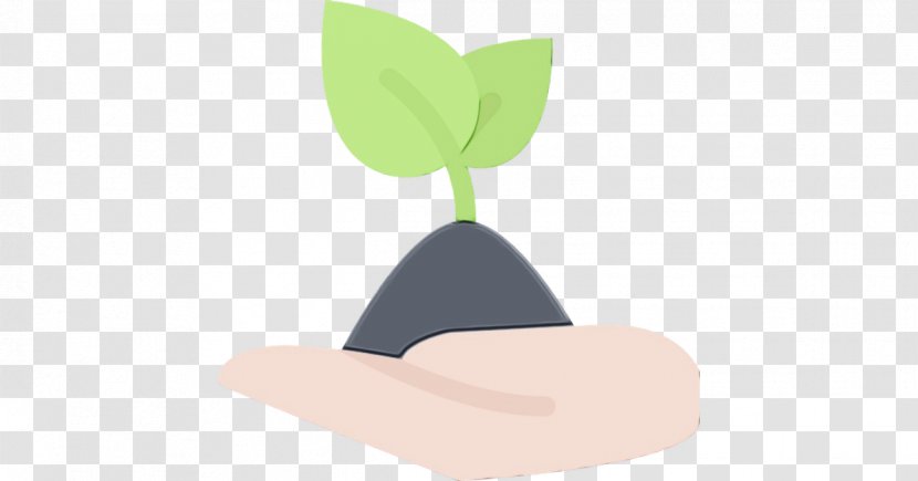 Leaf Green Plant Tree Heart - Paint - Stem Logo Transparent PNG