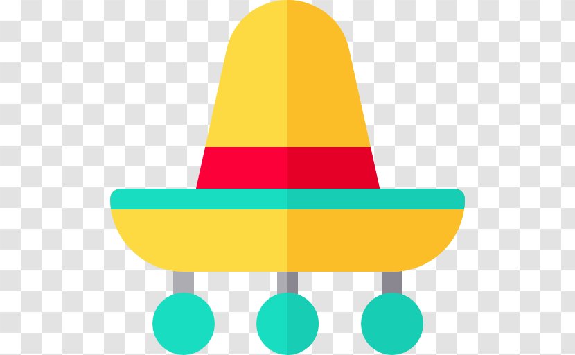 Hat Line Clip Art - Yellow - Mexican Transparent PNG