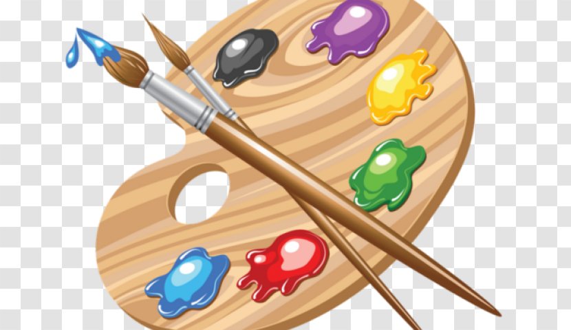 Palette Clip Art Painting Paint Brushes Transparent PNG