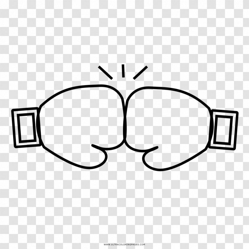 Boxing Glove Drawing Coloring Book - Smile Transparent PNG