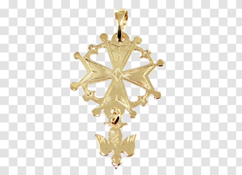 Locket 01504 Christmas Ornament Body Jewellery - Cross Transparent PNG