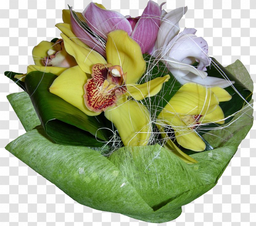 Cut Flowers Floral Design Flower Bouquet Floristry - Orchids Transparent PNG