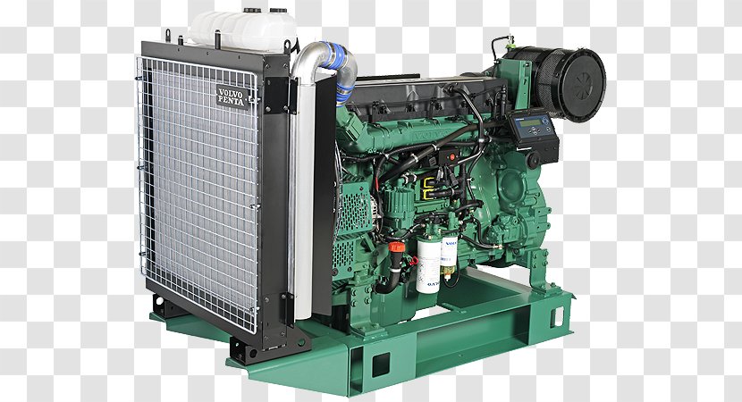 AB Volvo Diesel Engine Generator Penta - Auto Part Transparent PNG