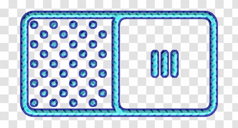 Switch Icon Essential Set - Aqua - Electric Blue Rectangle Transparent PNG