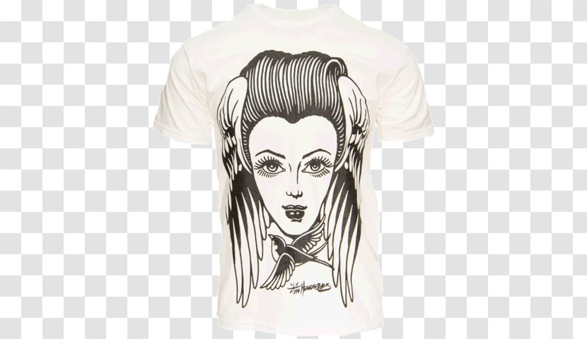 T-shirt Sleeve Clothing Hair - Cartoon - Lady Bird Transparent PNG