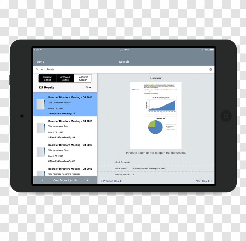 Computer Software Board Portal Of Directors Device Driver - Ipad Transparent PNG