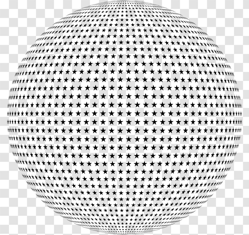 Shape Diameter Circle Die Line - Monochrome Transparent PNG