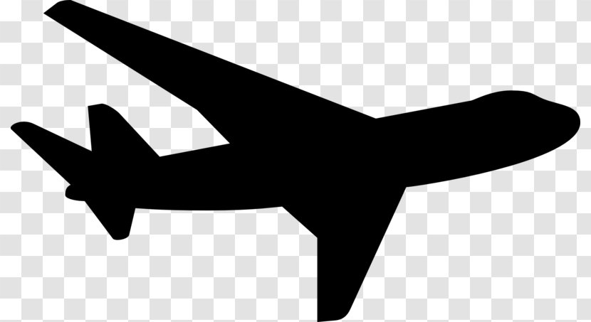 Airplane Silhouette Clip Art - Jet Aircraft Transparent PNG