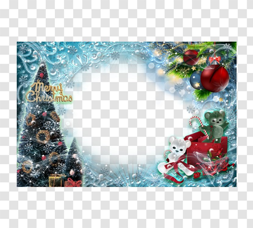Christmas Tree Picture Frame - Frames Transparent PNG