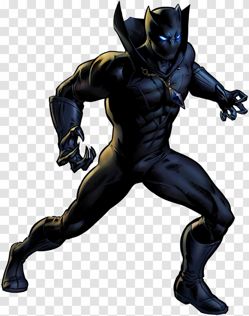 Black Panther Captain America Superhero Marvel Comics Clip Art - Supervillain - Various Transparent PNG