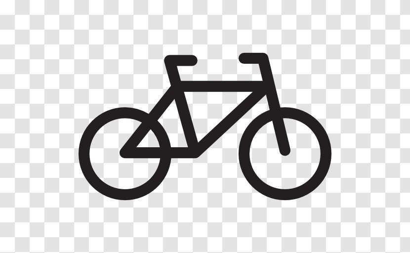 Bicycle Cycling Clip Art - Black And White Transparent PNG