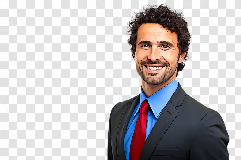 White-collar Worker Suit Businessperson Facial Hair Smile - Gentleman Gesture Transparent PNG
