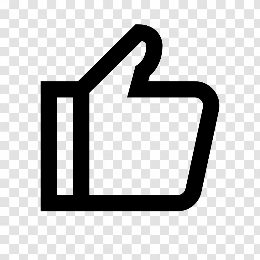Thumb Signal Symbol Like Button - Up Transparent PNG