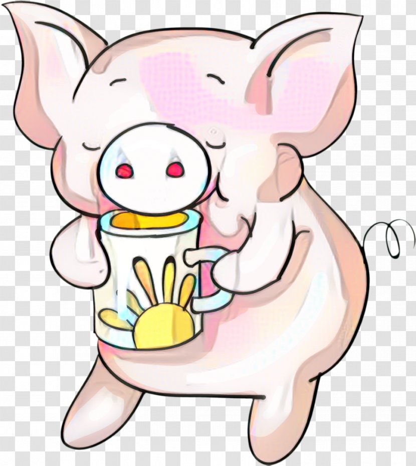 Pig Cartoon - Pork - Tail Pleased Transparent PNG
