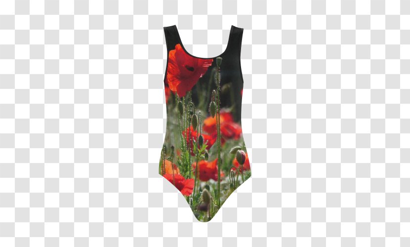 Common Poppy Douchegordijn Gilets The Family - Tree - Red Undershirt Transparent PNG