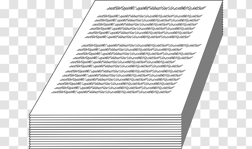 Paper Education Document Book Manuscript - Text - Pile Of Papers Transparent PNG