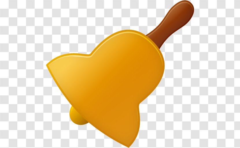 Orange Heart Yellow - Bell Transparent PNG