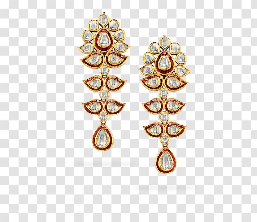 Earring Jewellery Kundan Jewelry Design Gemstone - Tree Transparent PNG