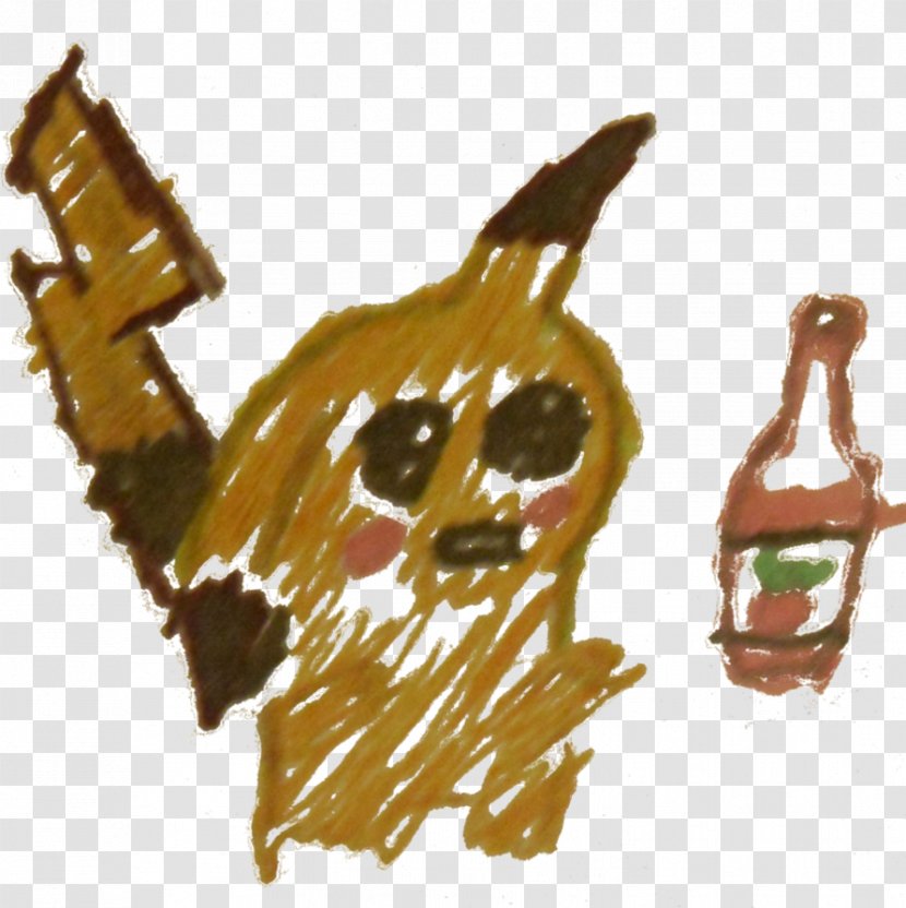 /m/02csf Drawing Illustration Organism Font - Food - Pikachu Ketchup Transparent PNG