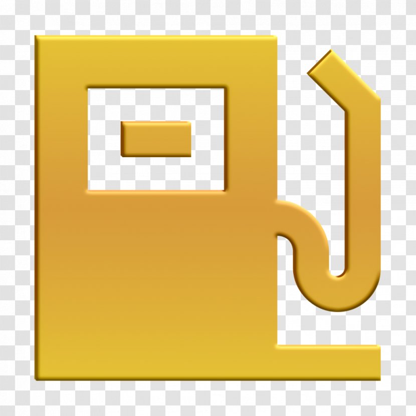 Filling Icon Fuel Gas - Yellow - Symbol Rectangle Transparent PNG