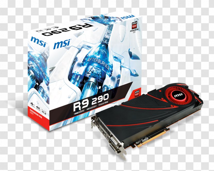 Graphics Cards & Video Adapters AMD Radeon Rx 200 Series GDDR5 SDRAM Overclocking - Amd Eyefinity - Stereoscopic Transparent PNG