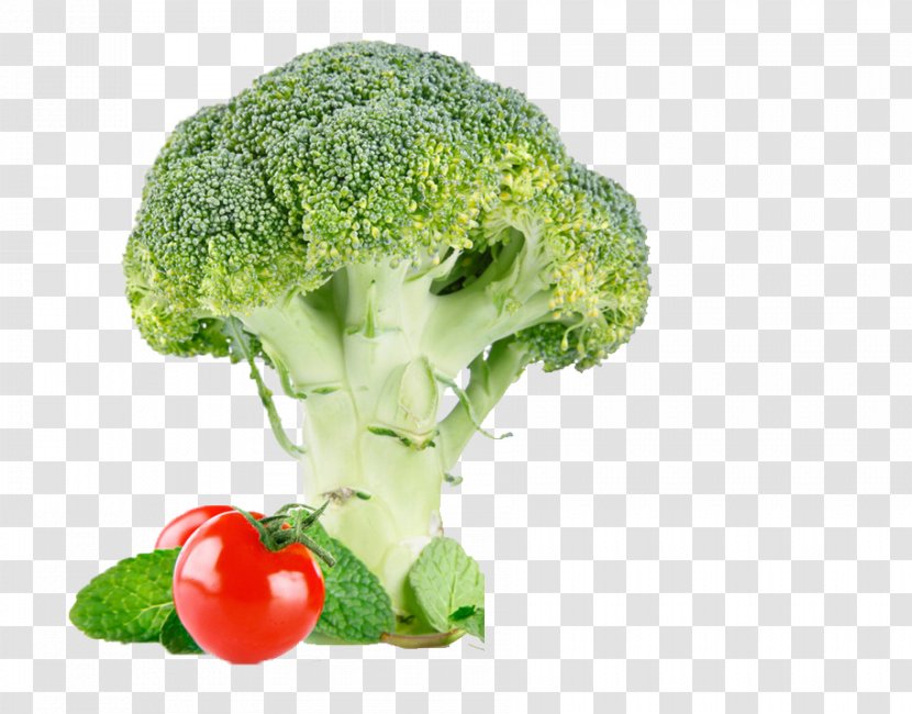 Broccoli Cauliflower Vegetable Food Tomato - Energy - And Tomatoes Transparent PNG