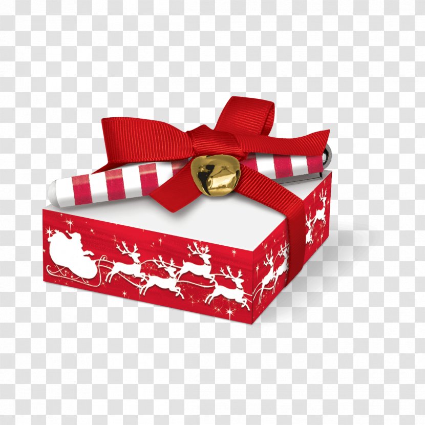 Pens Stationery Santa Claus Post-it Note Office Supplies - Box - Christmas Shopping Bags Transparent PNG